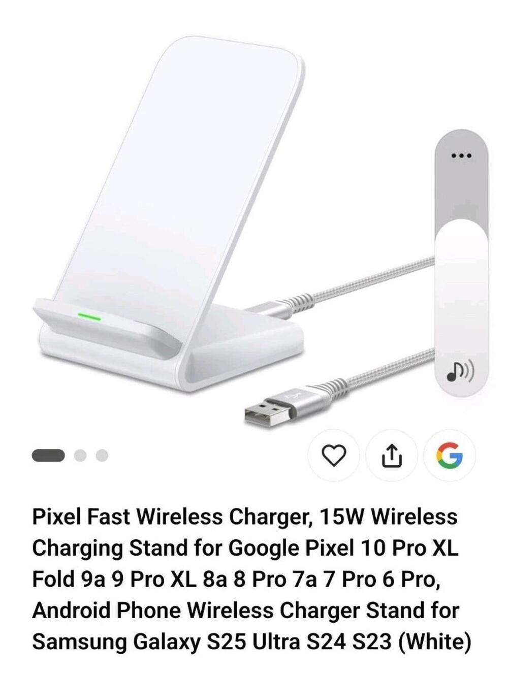 🔥Pixel Fast Wireless Charger, 15W Wireless Charging Stand for Google Pixel 10🔥